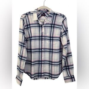 UNTUCKit Blue and Pink Plaid Shirt